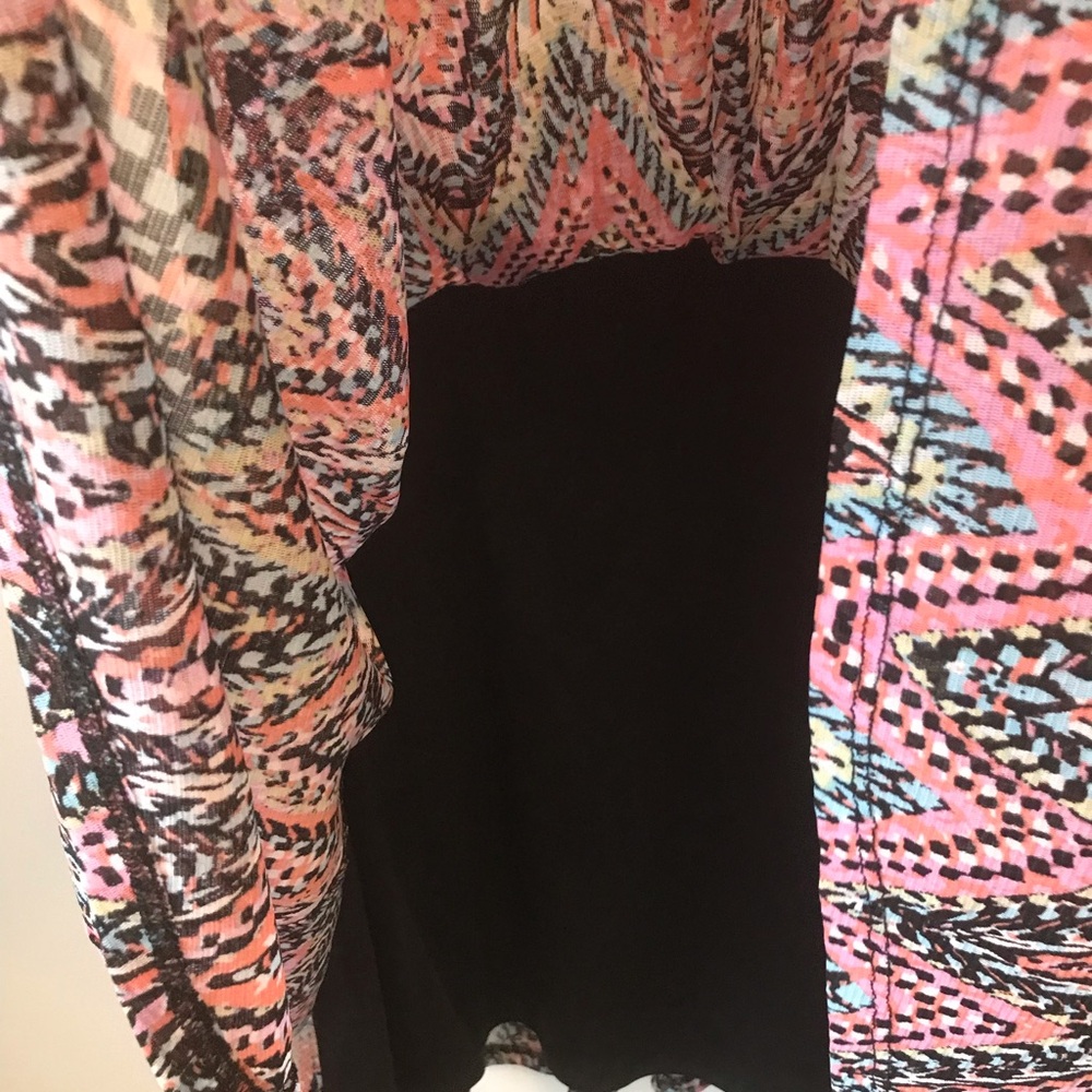 Multicolor Chevron Pattern Skirt - Picture 2 of 5
